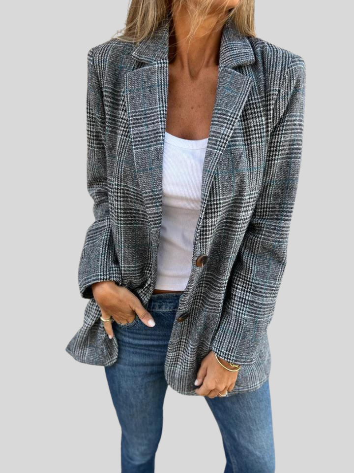 CHLOE™ | Casual Checked Blazer