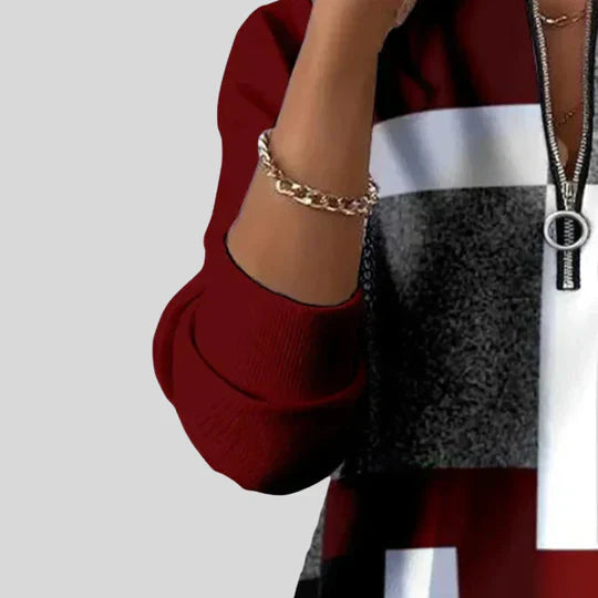 Velstine™ | Knitted Zip-Up Sweater