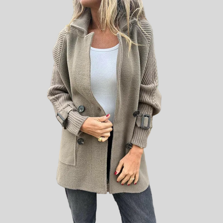 ISOLA™ | Mid-Length Double-Breasted Coat